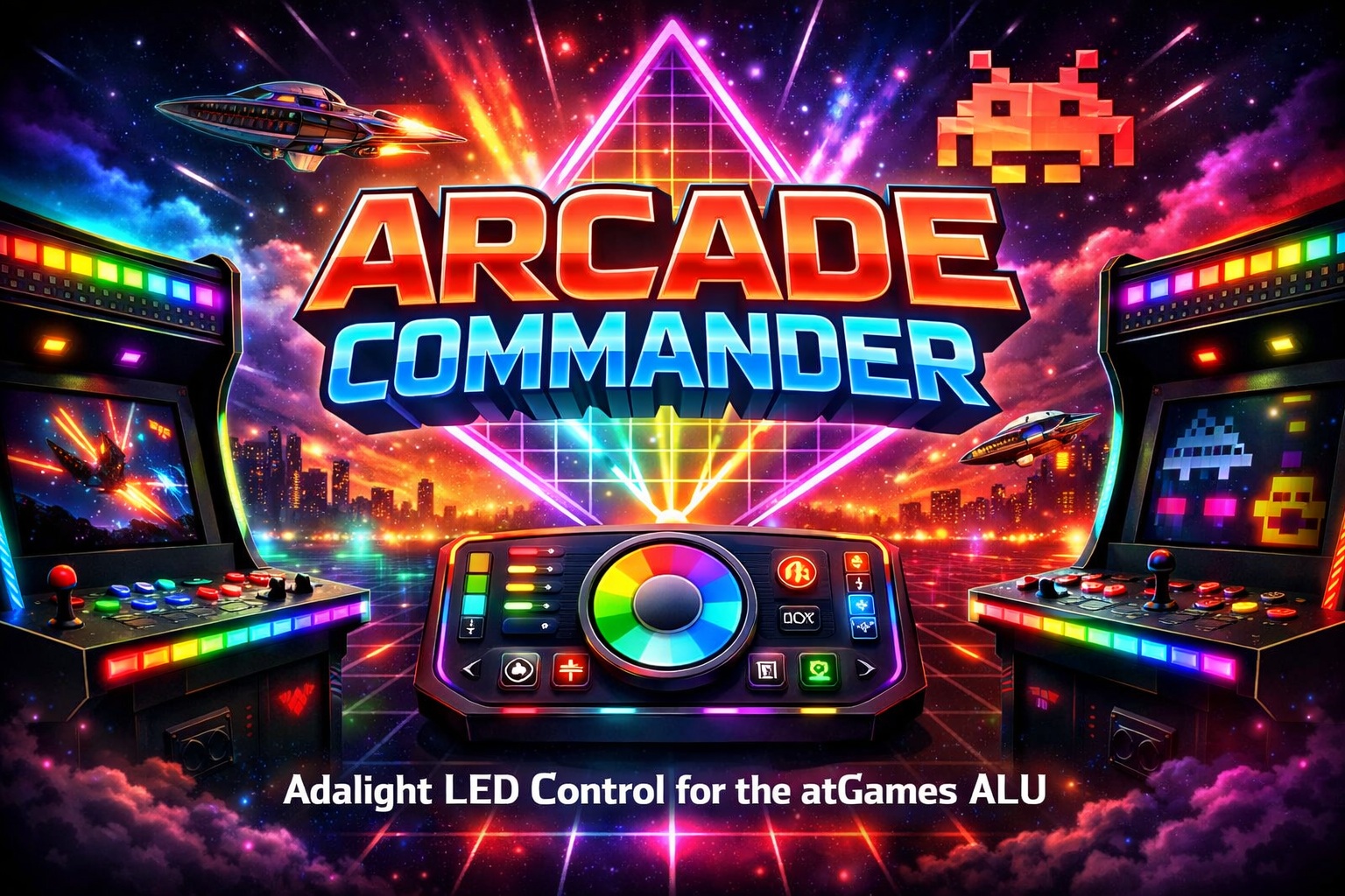 Arcade Commander Splash Art